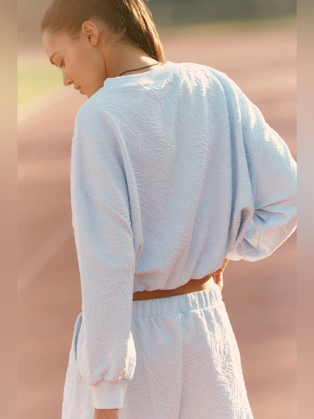 Daily Practice Textured Bubble Sweatshirt - Picture 2 of 6